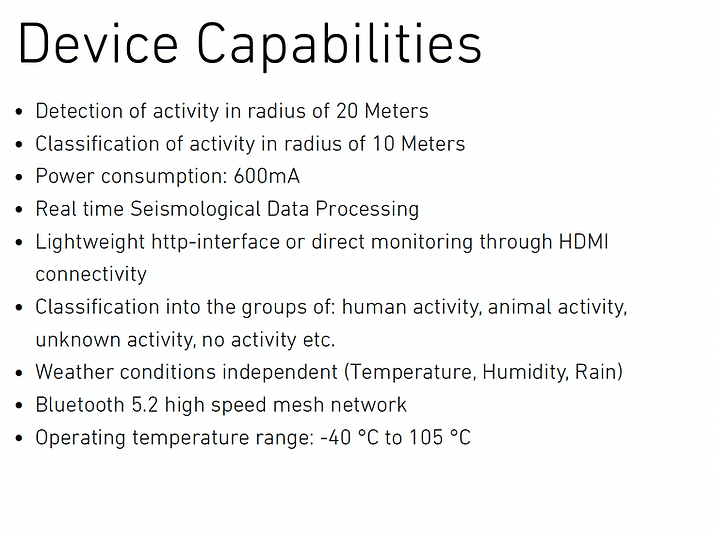 Bear Grid Device capabilities
